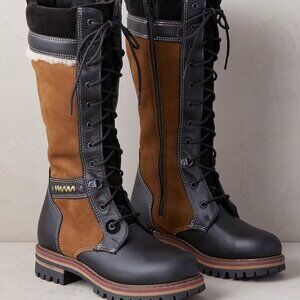 Ilka Wool lined leather boot